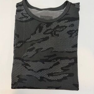lululemon athletica Black and Gray Men's Shirt